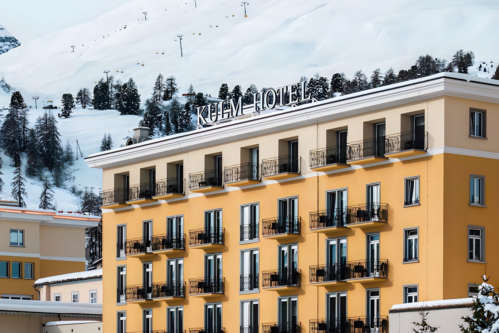 The Kulm Hotel in St. Moritz